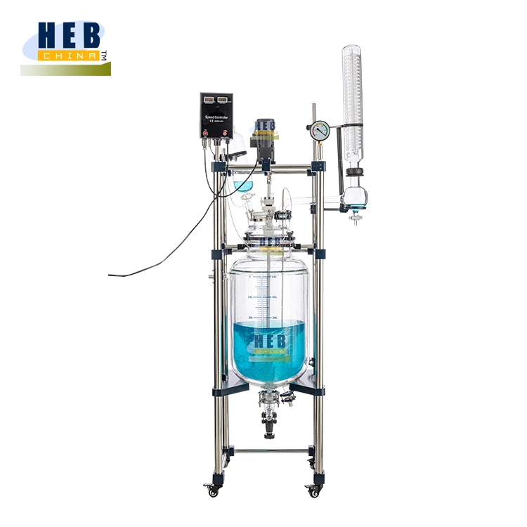 Heb-50L New Type Jacketed Glass Reactor